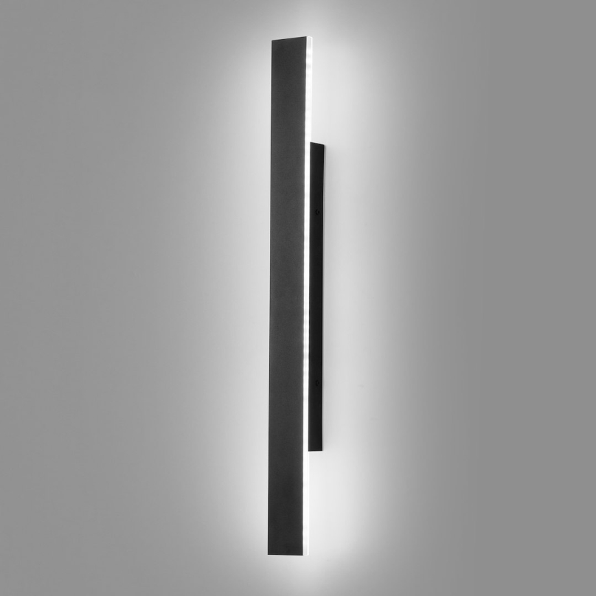LED Venkovní nástěnné svítidlo WOW LED/11W/230V 3000/4000/6000K 60 cm IP54 černá