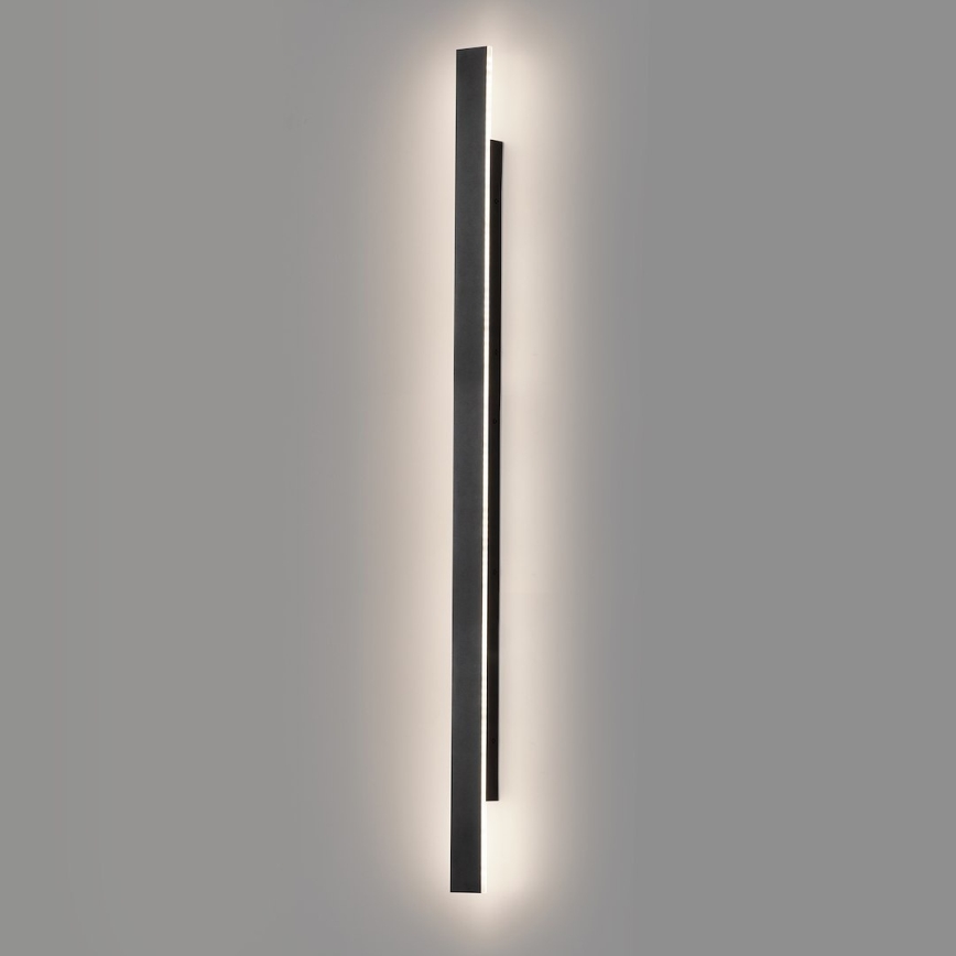 LED Venkovní nástěnné svítidlo WOW LED/20W/230V 3000/4000/6000K 120 cm IP54 černá