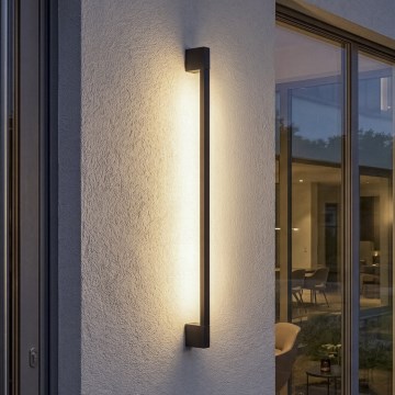 LED Venkovní nástěnné svítidlo YALTE LED/8,5W/230V 3000/4000/6500K 93 cm IP54 černá