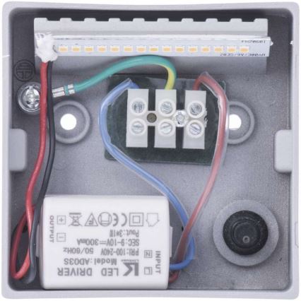 LED orientační přisazené svítidlo LED/4W teplá bílá IP54
