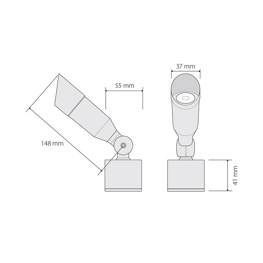 Panlux OKN-1LED/S - LED venkovní osvětlení OKO 1xLED/1W/350mA
