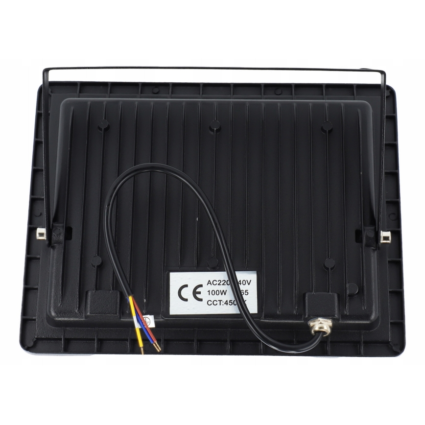 LED Venkovní reflektor LED/100W/230V 4500K IP65 černá