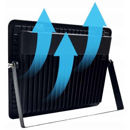 LED Venkovní reflektor LED/100W/230V 4500K IP65 černá