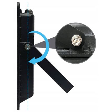 LED Venkovní reflektor LED/100W/230V 4500K IP65 černá