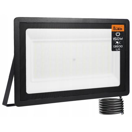 LED Venkovní reflektor LED/150W/230V 4500K IP65 černá