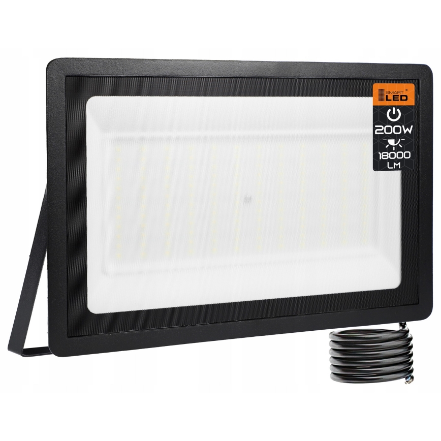 LED Venkovní reflektor LED/200W/230V 4500K IP65 černá