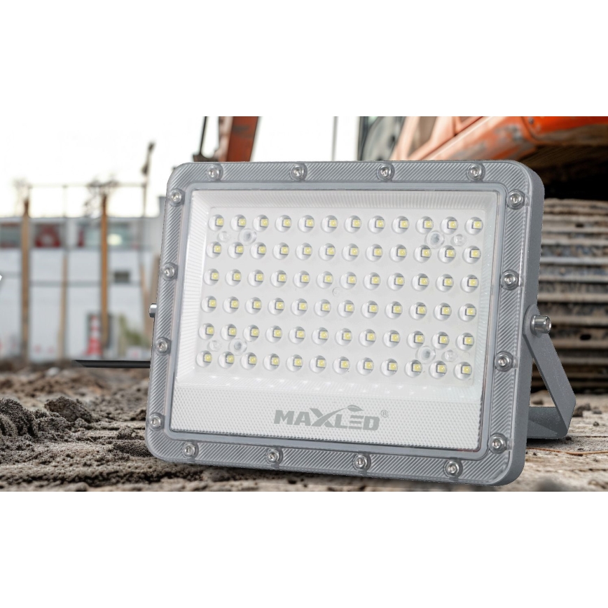 LED Venkovní reflektor LED/50W/230V 5000K IP65 šedá