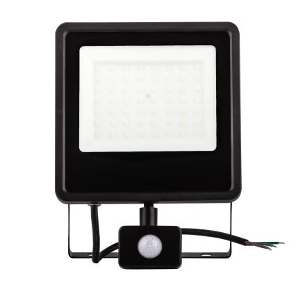 LED Venkovní reflektor se senzorem LED/20W/230V 4000K IP65 černá