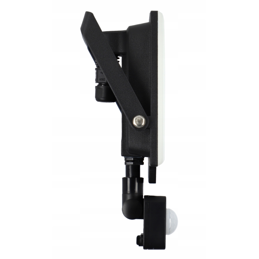 LED Venkovní reflektor se senzorem pohybu a soumraku LED/50W/230V 4500K IP65 černá