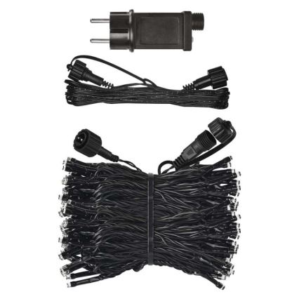 LED  venkovní řetěz 100xLED/15m IP44 teplá bílá