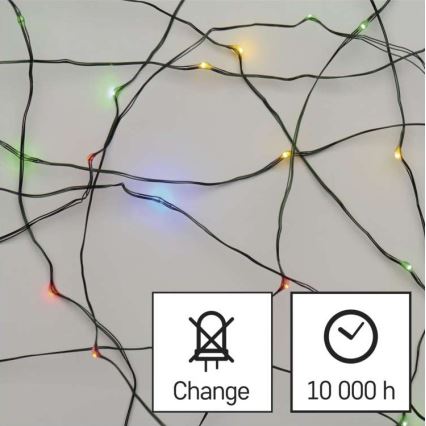 LED  venkovní řetěz 150xLED/20m IP44 multicolor
