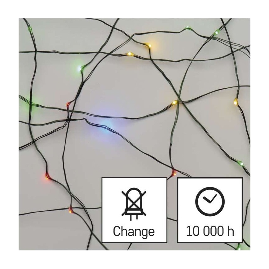 LED  venkovní řetěz 150xLED/20m IP44 multicolor