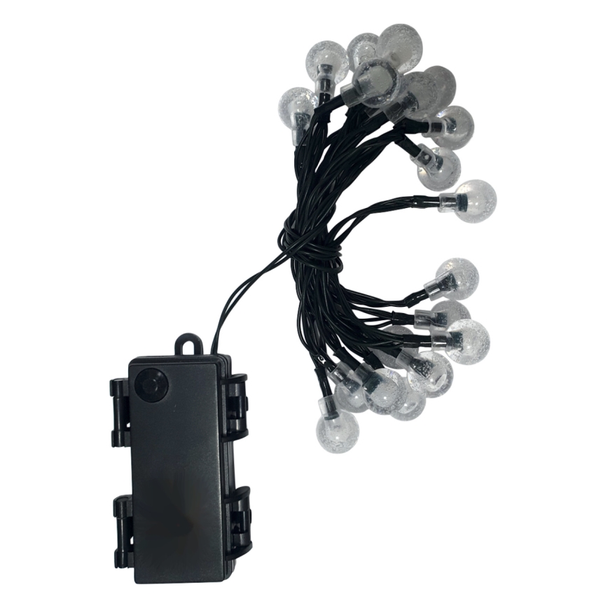 LED  venkovní řetěz 20xLED/2xAA 2,2 m IP44 multicolor