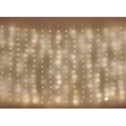 LED Venkovní  řetěz 240xLED/8 funkcí 6,7 m IP44 teplá bílá