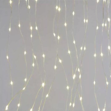 LED Venkovní  řetěz 300xLED/8 funkcí 5,9 m IP44 teplá bílá