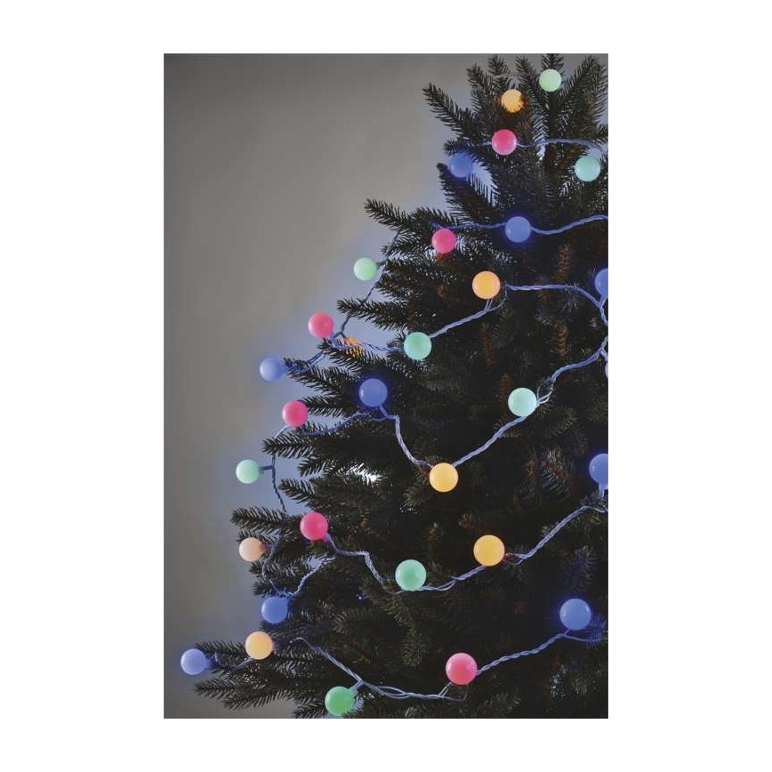 LED  venkovní řetěz 40xLED/9m IP44 multicolor