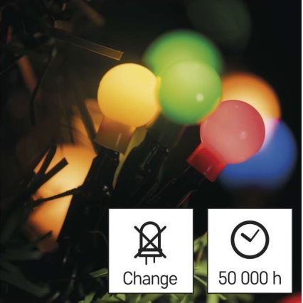 LED  venkovní řetěz 480xLED/53m IP44 multicolor