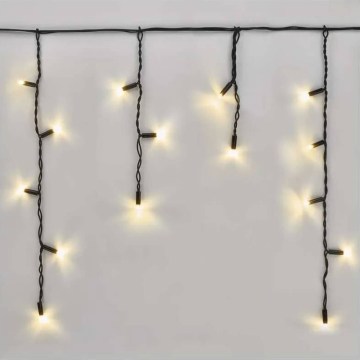 LED Venkovní řetěz 50xLED/3x0,4m IP44 teplá bílá