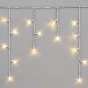 LED Venkovní řetěz 50xLED/3x0,4m IP44 teplá bílá