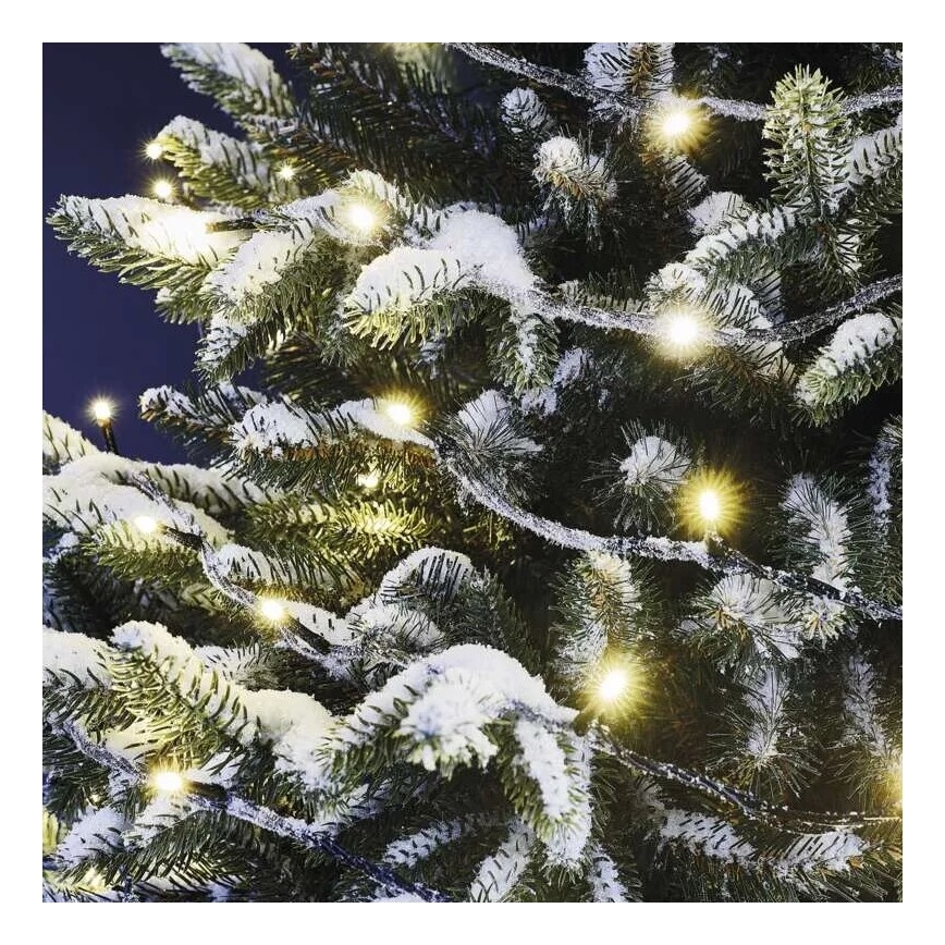 LED Venkovní  řetěz 50xLED/5m IP44 teplá bílá