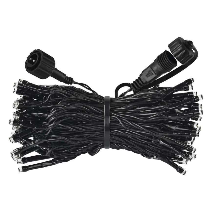 LED Venkovní  řetěz 50xLED/5m IP44 teplá bílá