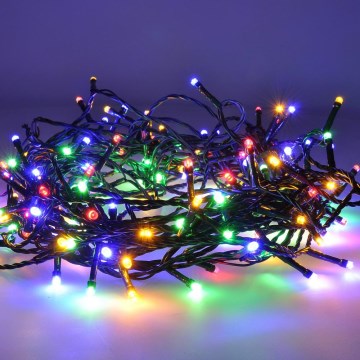 LED Venkovní  řetěz 50xLED/8 funkcí 8m IP44 multicolor
