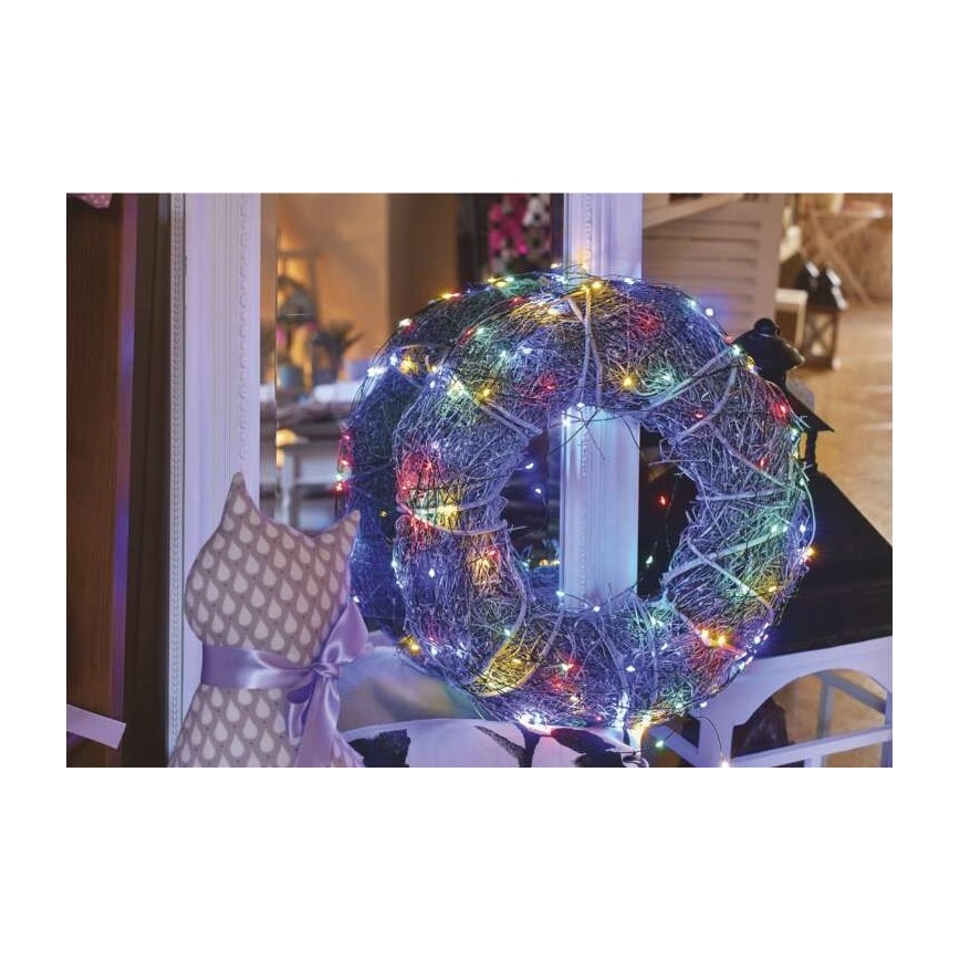 LED  venkovní řetěz 75xLED/12,5m IP44 multicolor