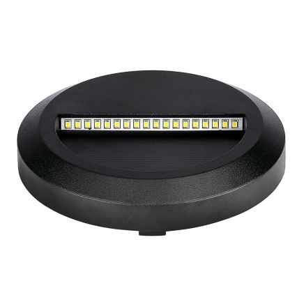 LED Venkovní schodišťové svítidlo LED/2W/230V IP65 3000K černá