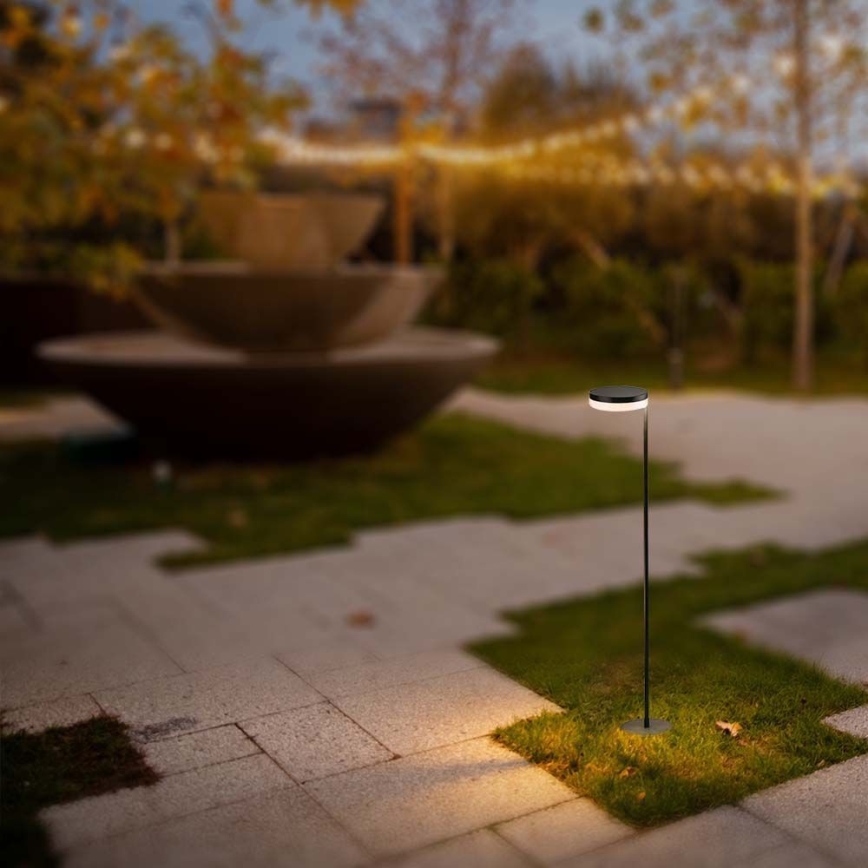 LED Venkovní solární lampa LED/2W/3,7V 3000K IP54 černá