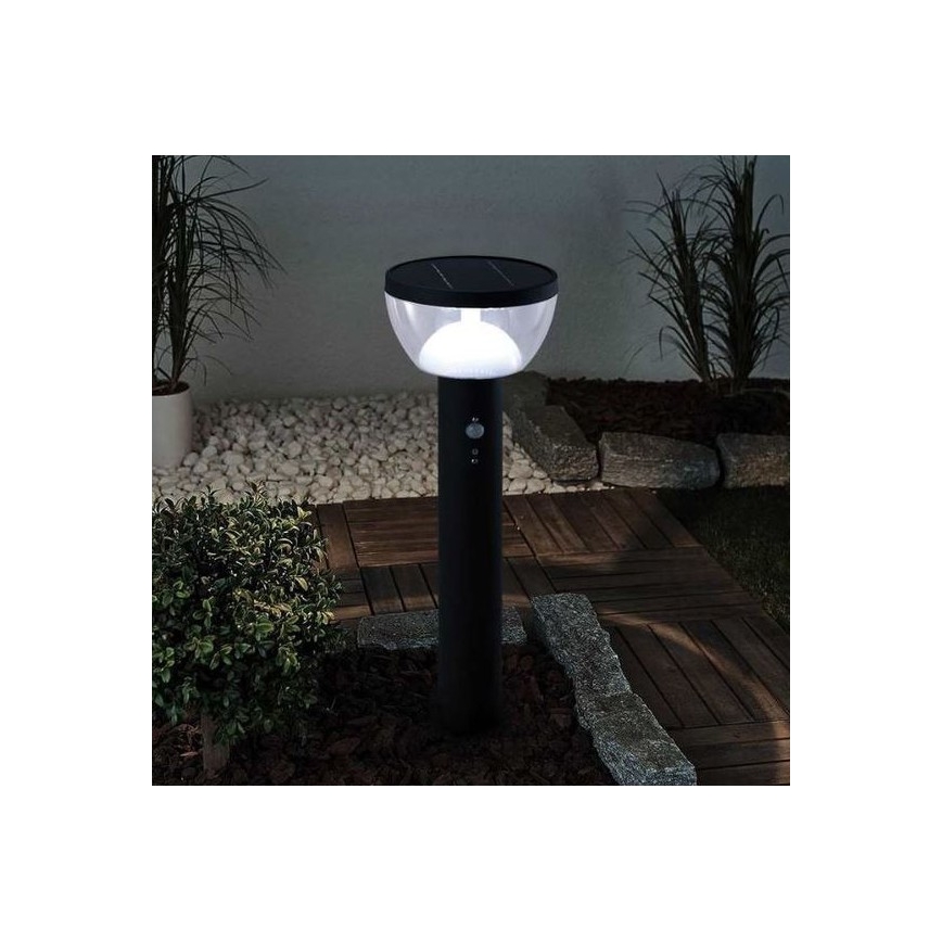 LED Venkovní solární lampa se senzorem LARIX LED/3W/3,7V 2200 mAh IP44