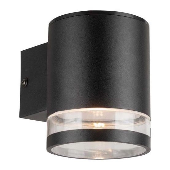 LED Venkovní solární nástěnné svítidlo LED/1W/3,7V 3000K IP54 1200 mAh černá