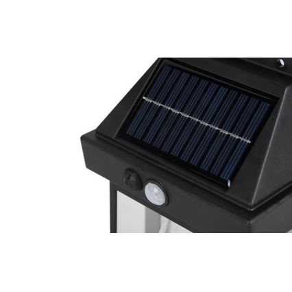 LED Venkovní solární nástěnné svítidlo se senzorem LED/1W/230V 1200 mAh IP65