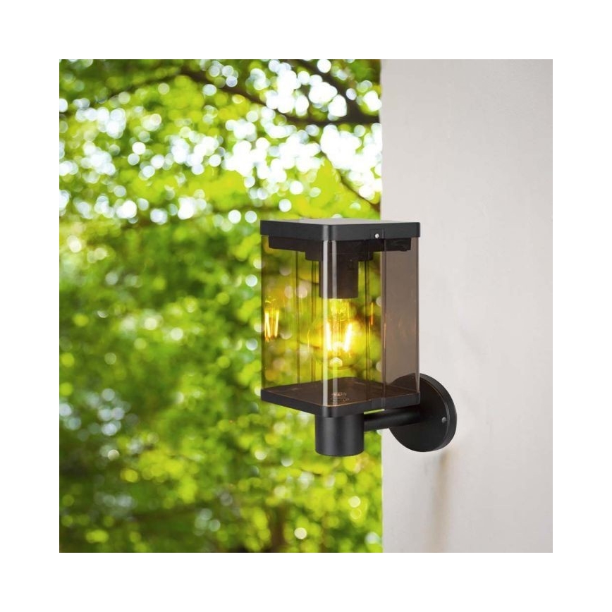 LED Venkovní solární nástěnné svítidlo se senzorem LED/2,5W/3,7V 3000K IP54