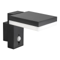 LED Venkovní solární nástěnné svítidlo se senzorem LED/5,5W/3,7V 3000K IP54 2200 mAh
