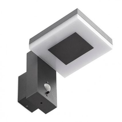 LED Venkovní solární nástěnné svítidlo se senzorem LED/5,5W/3,7V 3000K IP54