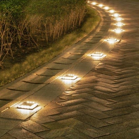 LED Venkovní solární osvětlení LED/1,5W IP68 500 mAh