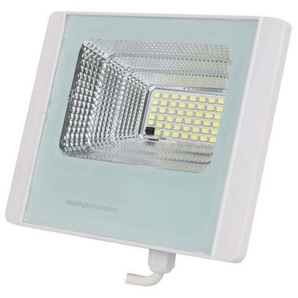 LED Venkovní solární reflektor LED/12W/3,2V IP65 4000K + dálkové ovládání