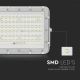 LED Venkovní stmívatelný solární reflektor LED/15W/3,2V IP65 4000K bílá + dálkové ovládání