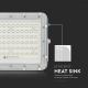 LED Venkovní stmívatelný solární reflektor LED/15W/3,2V IP65 6400K bílá + dálkové ovládání