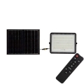 LED Venkovní solární reflektor LED/200W/3,2V 4000K černá IP65 16000 mAh + dálkové ovládání
