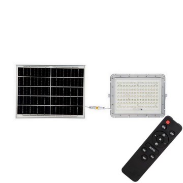 LED Venkovní solární reflektor LED/20W/3,2V 6400K bílá IP65 16000 mAh + dálkové ovládání