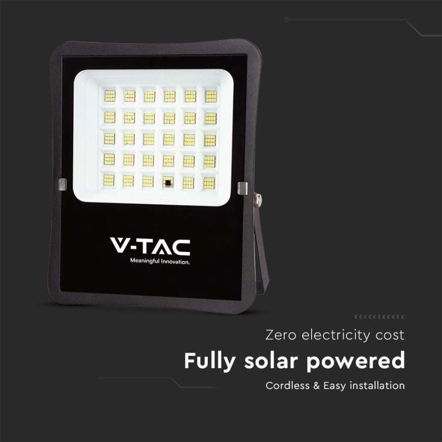 LED Venkovní solární reflektor LED/20W/3,2V 6400K IP65 15000 mAh + dálkové ovládání