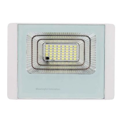 LED Venkovní solární reflektor LED/20W/3,2V IP65 4000K 20000 mAh + dálkové ovládání