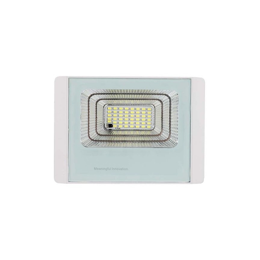 LED Venkovní solární reflektor LED/20W/3,2V IP65 4000K 20000 mAh + dálkové ovládání