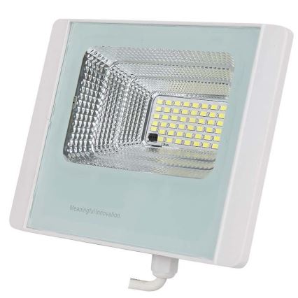 LED Venkovní solární reflektor LED/20W/3,2V IP65 6400K + dálkové ovládání