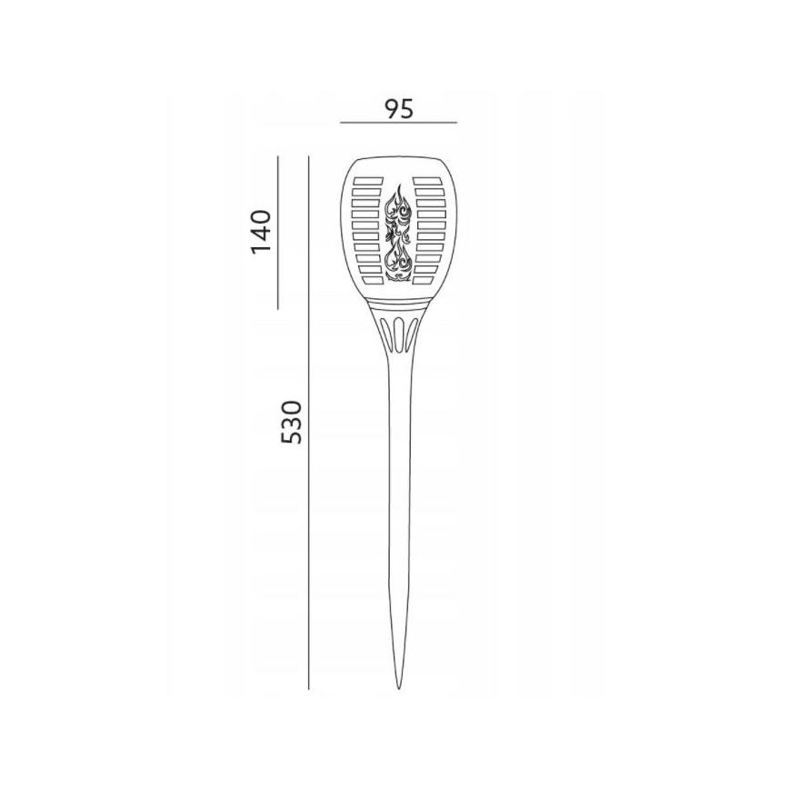 LED Venkovní solární svítidlo SPARKLE LED/0,12W/1,2V IP44 300 mAh