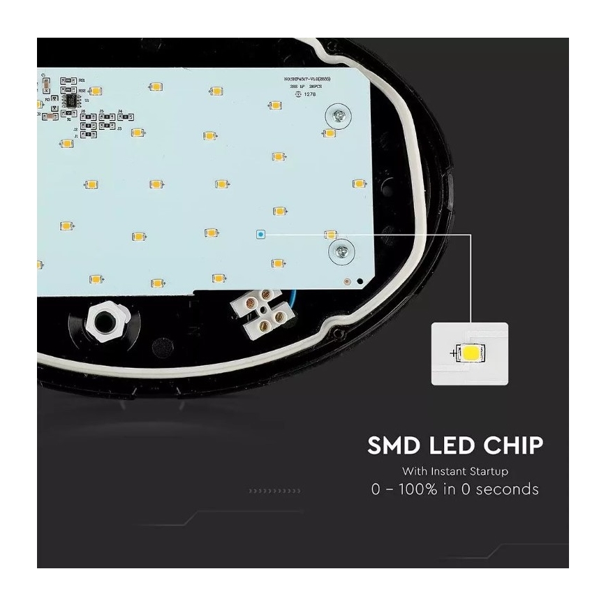 LED Venkovní stropní svítidlo LED/12W/230V IP54