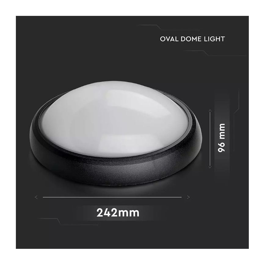 LED Venkovní stropní svítidlo LED/12W/230V IP54