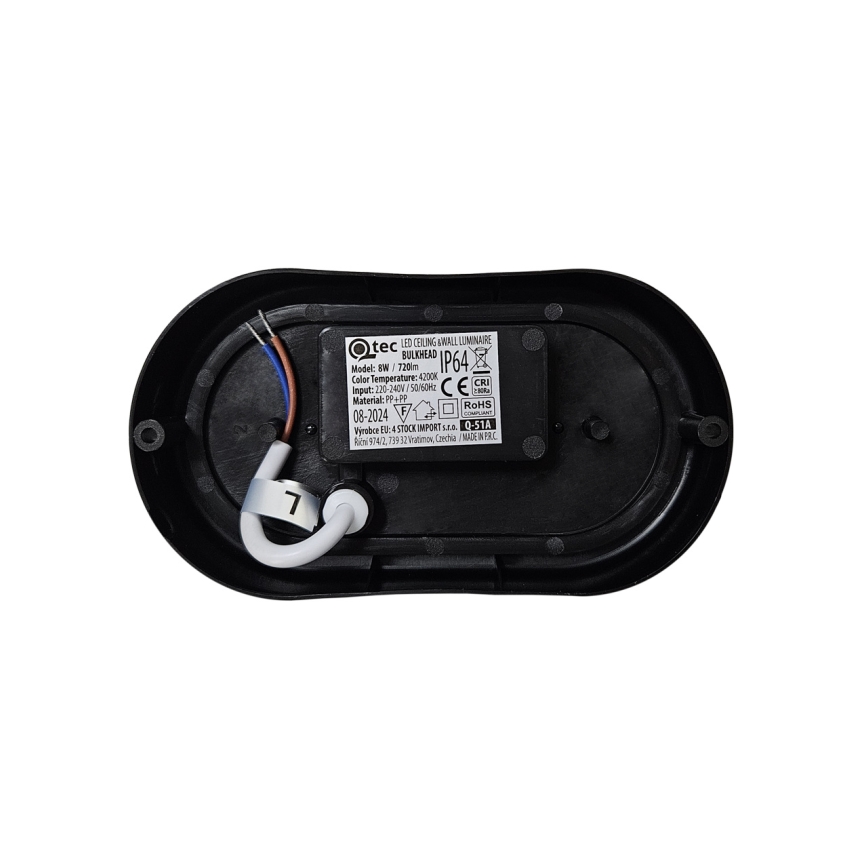 LED Venkovní stropní svítidlo LED/8W/230V 4200K pr. 14 cm IP64 bílá