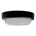 LED Venkovní stropní svítidlo LED/8W/230V 4200K pr. 14 cm IP64 černá